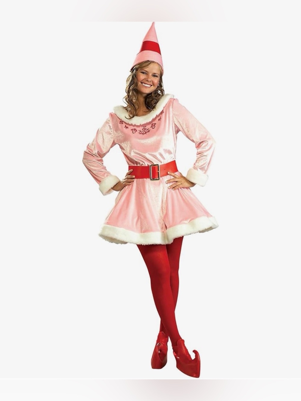 Jovi Costume from movie ELF | Adult One Size + Bonus Tights